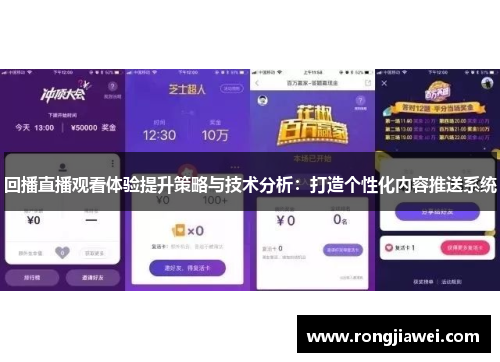 回播直播观看体验提升策略与技术分析：打造个性化内容推送系统